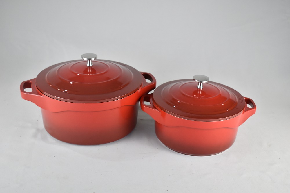 MARMITE 2 PIÈCES ROUGE HLO-16204R﻿ - Sache maison et déco vente en ...