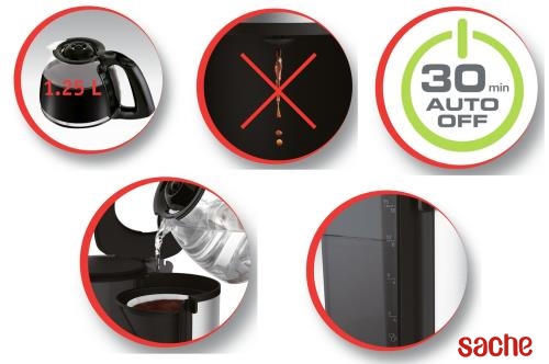CAFETIERE MOULINEX INOX SUBITO FG370811﻿ - Sache maison et déco vente ...