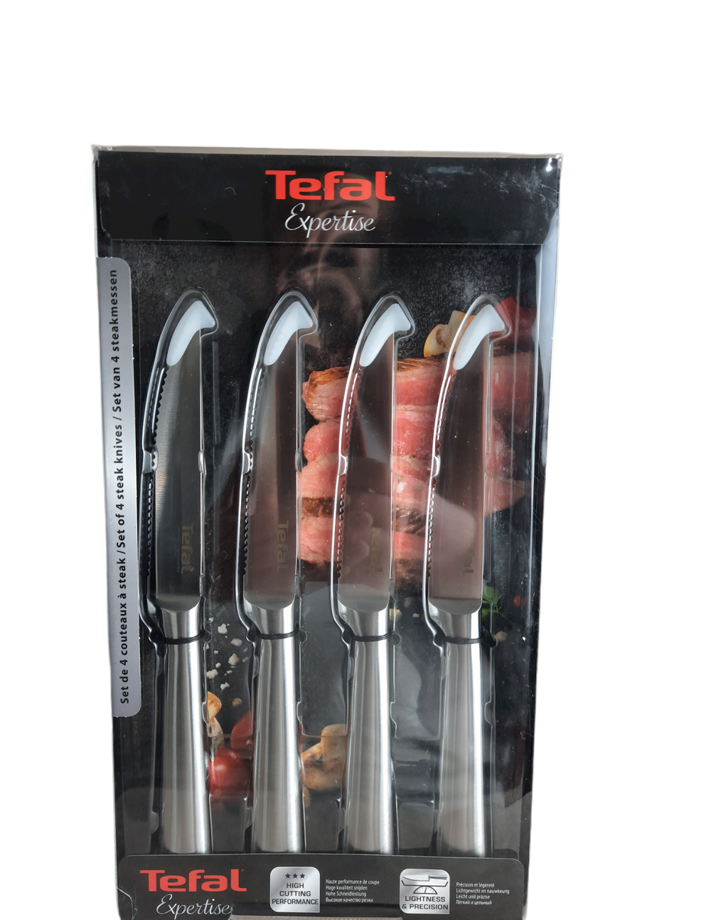 COUTEAU TEFAL EXPIRTISE 4 PIÈCES INOX ﻿ - Sache maison et déco vente en  ligne vaisselle eléctromenager et décoration