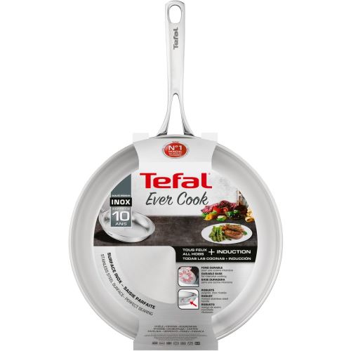 POÊLE TEFAL EVER COOK INOX 28CM﻿ - Sache maison et déco vente en ligne  vaisselle eléctromenager et décoration