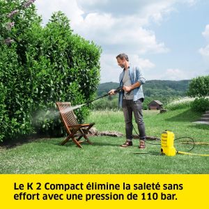 NETTOYEUR HOTE PRESSION KARCHER K2 COMPACT+CAR- KIT