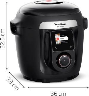 MULTICUISEUR MOULINEX COOKEO CONECTE NOIR CE96G810