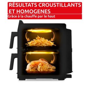 FRITEUSE MOULINEX AIR FRYER 10L DOUBLE STACK EZ7568F0