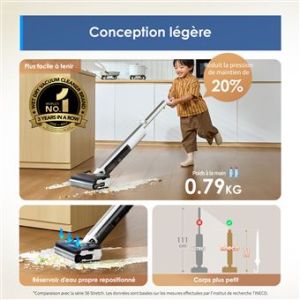 BALAI ASPIRATEUR TINECO FLOOR ONE I7 FOLD PREMIUM