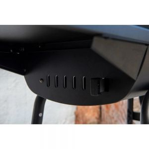 BARBECUE A CHARBON NEXGRILL Barbecue/fumoir au charbon de bois en acier noir de 29 po, horizontal