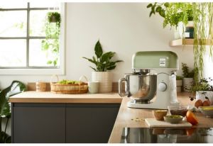 Kenwood kMix KMX760GR Robot mixer 1000 W Vert, Gris, Robot de cuisine