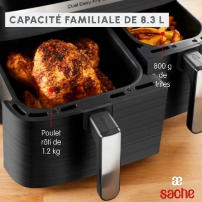 FRITEUSE MOULINEX AIR FRAYER 8.3L NOIR