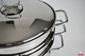 MARMITE SPAGHETTI 24CM 8L  AVEC COUSCOUSSIER