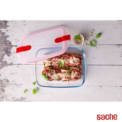 BOITE PYREX COOK ET HEAT CARRE 0.35L 
