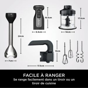 BRAS MIXEUR COFFRET NINJA 3EN1