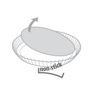 MOULE A TARTE rond avec font amovible