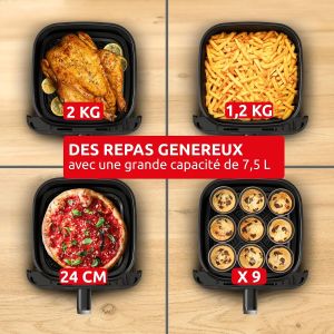 FRITEUSE AIR FRYER MOULINEX 7.5L 2KG EZ866AF0