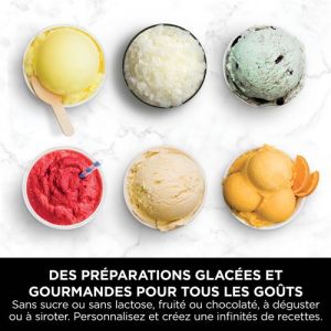 Machine à glaces et boissons glacées Ninja Creami Deluxe 10-en-1 NC501EU Argent