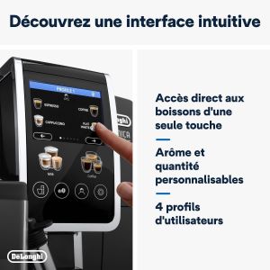 MACHINE A CAFE DELONGHI DINAMICA NOIR 1450W ECAM382.70B