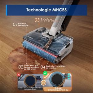 BALAI ASPIRATEUR TINECO FLOOR ONE I7 FOLD PREMIUM