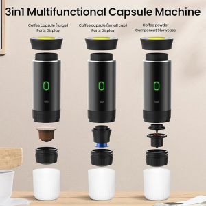 MACHINE A CAFE PORTABLE 3EN1 NOIR