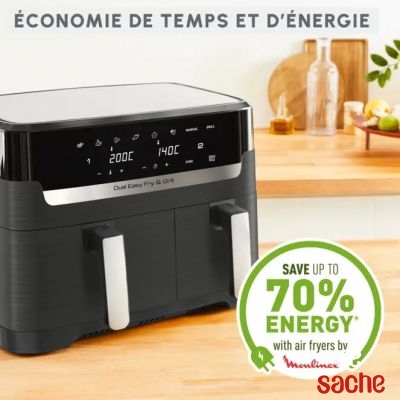 FRITEUSE MOULINEX AIR FRAYER 8.3L INOX﻿ - Sache maison et déco