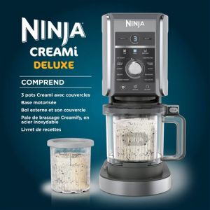 Machine à glaces et boissons glacées Ninja Creami Deluxe 10-en-1 NC501EU Argent