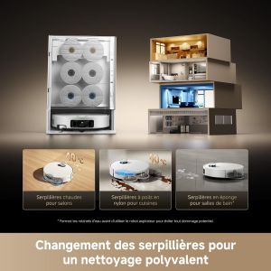 ROBOT ASPIRATEUR DREAME MATRIX 10 ULTRA BLENC RLX95CE