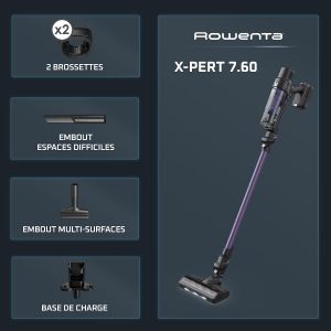 BALAI ASPIRATEUR ROWENTA 7.60 X-PERT RH6A21W0