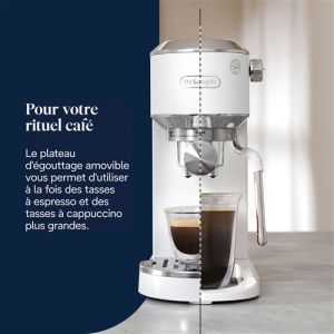 MACHINE A CAFE DELONGHI DEDICA DUO BLANC