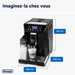 MACHINE A CAFE DELONGHI ELETTA CAPPUCCINO EVO NOIR
