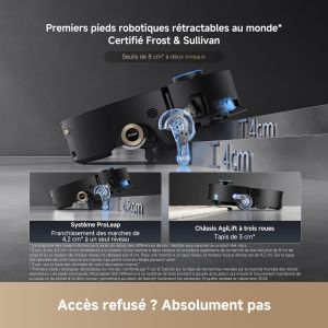 ROBOT ASPIRATEUR DREAME AQUA10 ROLLER COMPLETE NOIR 