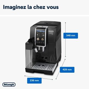 MACHINE A CAFE DELONGHI DINAMICA NOIR 1450W ECAM382.70B