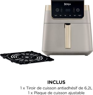 FRITEUSE NINJA AIR FRYER 6.2L BEIGE AF180EUSD