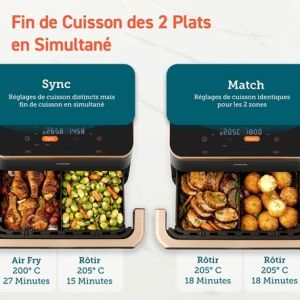 FRITEUSE AIR FRYER COSORI 10L WIFI W78BUQNE