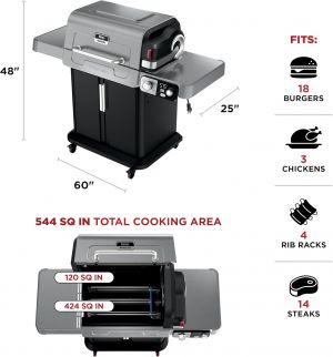 BARBECUE NINJA A GAZ FLEXFLAME
