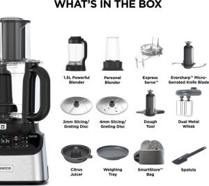 ROBOT KENWOOD 1000W NOIR FDM73.980SS