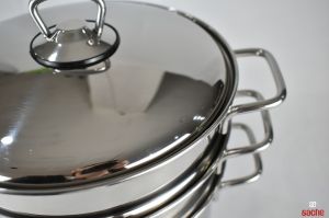 MARMITE SPAGHETTI 22CM 8L  AVEC COUSCOUSSIER