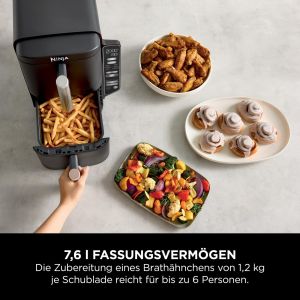 FRITEUSE NINJA AIR FRYER DOUBLE STACK 7.6L