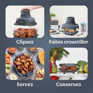 FRITEUSE AIR FRYER NINJA CRISPI BLEU