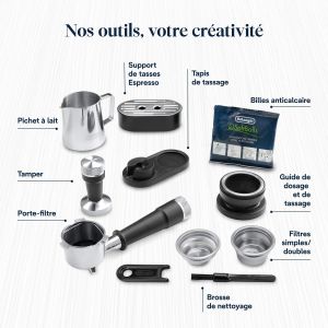 MACHINE A CAFE DELONGHI LA SPECIALISTA ARTE VERTE 1550W 15BAR EC9155GR