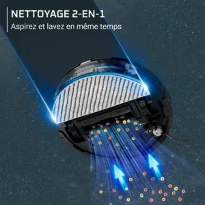 X-PLORER Serie 85, Aspirateur robot laveur, 6 000 Pa, Détection laser à 360°