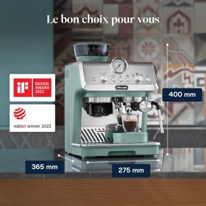 MACHINE A CAFE DELONGHI LA SPECIALISTA ARTE VERTE 1550W 15BAR EC9155GR