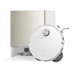 ROBOT ASPIRATEUR DREAME X60 PRO ULTRA COMPLETE BLANC -Dreame X60 ULTRA White — robot aspirateur et laveur ultra fin 