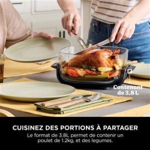 FRITEUSE AIR FRYER NINJA CRISPI BLEU