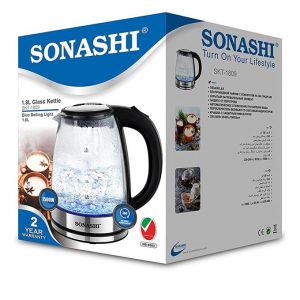 BOUILLOIRE EN VERRE SONASHI 1500W