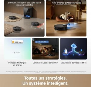 ROBOT ASPIRATEUR DREAME X60 PRO ULTRA COMPLETE RLX96DE