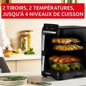 FRITEUSE MOULINEX AIR FRYER 10L DOUBLE STACK EZ7568F0
