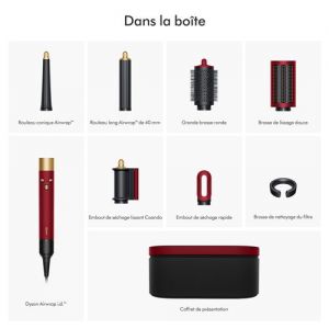 BROSSE DYSON AIRWRAP RED