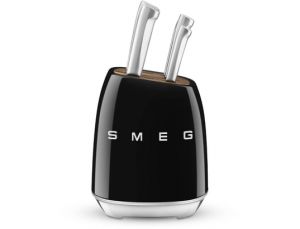 BLOC COUTEAUX SMEG 6PCS NOIR