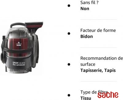 ASPIRATEUR BISSELL PRO ADVENCED