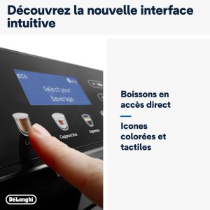 MACHINE A CAFE DELONGHI ELETTA CAPPUCCINO EVO NOIR